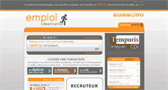 Desktop Screenshot of destinationemploi.com